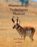 Mammalogy Techniques Manual cover art
