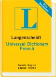 Langenscheidt Universal Dictionary French 2011 9783468981944 Front Cover