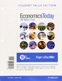 Economics Today The Macro View, Student Value Edition Plus MyEconLab with Pearson EText --Access Card Package cover art