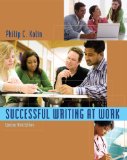 Successful Writing at Work Concise Edition 3rd 2011 9780495901945 Front Cover