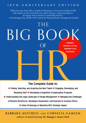 Big Book of HR, 10th Anniversary Edition 10th 9781632651945 Front Cover
