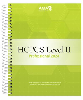 N.  HCPCS LEVEL II 2024,PROF.ED.  9781640162945 Front Cover