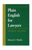 Plain English for Lawyers 4th 9780890899946 Front Cover