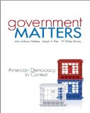 Government Matters American Democracy in Context  9780073378947 Front Cover