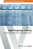 High Frequency Trading 2013 9783639458947 Front Cover