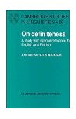 On Definiteness A Study with Special Reference to English and Finnish 1991 9780521391948 Front Cover
