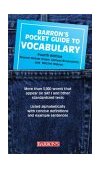 Pocket Guide to Vocabulary 4th 9780764126949 Front Cover