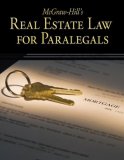 McGraw-Hill's Real Estate Law for Paralegals  cover art