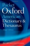 Pocket Oxford American Dictionary and Thesaurus 3rd 2010 9780199729951 Front Cover