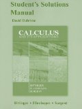 Student Solutions Manual for Calculus and Its Applications 10th 9780321744951 Front Cover