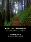 Basics of California Law for LMFTs, LPCCs, and LCSWs  cover art