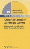 Geometric Control of Mechanical Systems Modeling, Analysis, and Design for Simple Mechanical Control Systems cover art