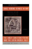 Source Readings in Music History Early Christian Period and the Latin Middle Ages cover art