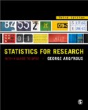 Statistics for Research With a Guide to SPSS cover art