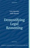 Demystifying Legal Reasoning  cover art