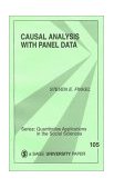 Causal Analysis with Panel Data  9780803938960 Front Cover