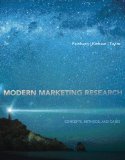 Modern Marketing Research Concepts, Methods, and Cases (with Qualtrics Printed Access Card) 2nd 2012 9781133188964 Front Cover