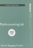 NEW Mylab Accounting with Pearson EText -- Standalone Access Card -- for Horngren's Financial and Managerial Accounting  cover art