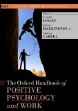 Oxford Handbook of Positive Psychology and Work  cover art