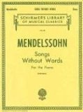 Songs Without Words Schirmer Library of Classics Volume 58 Piano Solo cover art