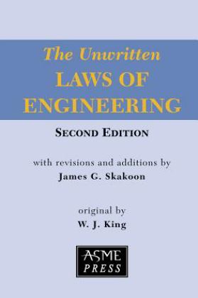 Unwritten Laws of Engineering 2nd 9780791861967 Front Cover