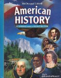 McDougal Littell American History Beginnings Through Reconstruction
