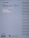 Manuscript Paper (Deluxe Pad)(Blue Cover)  9780881884968 Front Cover