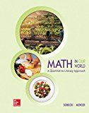 Loose Leaf for Math in Our World: a Quantitative Literacy Approach  9781259827969 Front Cover