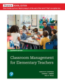 Classroom Management for Elementary Teachers  9780136833970 Front Cover