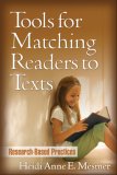 Tools for Matching Readers to Texts Research-Based Practices cover art
