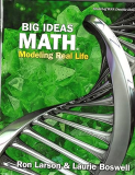 Big Ideas Math Modeling Real Life 6 1st 9781635988970 Front Cover