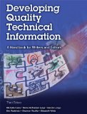 Developing Quality Technical Information A Handbook for Writers and Editors