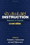 Vocabulary Instruction Research to Practice cover art