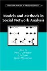 Models and Methods in Social Network Analysis  cover art