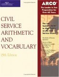 Civil Service Arithmetic and Vocabulary Review 15th 2004 9780768916973 Front Cover