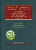 Agency, Partnerships, and Limited Liability Entities Cases and Materials on Unincorporated Business Associations cover art