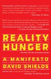 Reality Hunger A Manifesto cover art