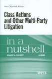 Class Actions and Other Multi-Party Litigation  cover art