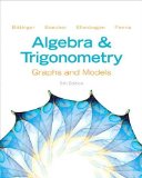 Algebra and Trigonometry Graphs and Models cover art