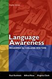 Language Awareness Readings for College Writers 12th 9781457697975 Front Cover