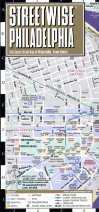 Streetwise Philadelphia Map 2017 9782067229976 Front Cover