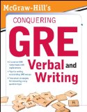 McGraw-Hill's Conquering the New GRE Verbal and Writing 2011 9780071495981 Front Cover