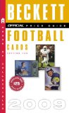 Official Beckett Price Guide to Football Cards 2009 2008 9780375722981 Front Cover