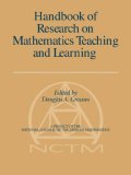 Handbook of Research on Mathematics Teac 2006 9781593115982 Front Cover