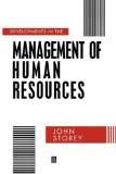 Developments in the Management of Human Resources An Analytical Review 1992 9780631183983 Front Cover