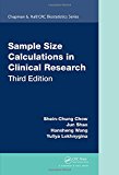 Sample Size Calculations in Clinical Research: Third Edition 3rd 9781138740983 Front Cover