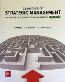 Essentials of Strategic Management: the Quest for Competitive Advantage 5th 9781259546983 Front Cover