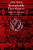 Remarkable Providences Readings on Early American History cover art