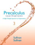 Precalculus Concepts Through Functions, a Right Triangle Approach to Trigonometry + Mylab Math with Pearson EText cover art