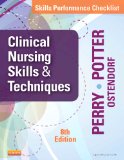 Skills Performance Checklists for Clinical Nursing Skills and Techniques  cover art
